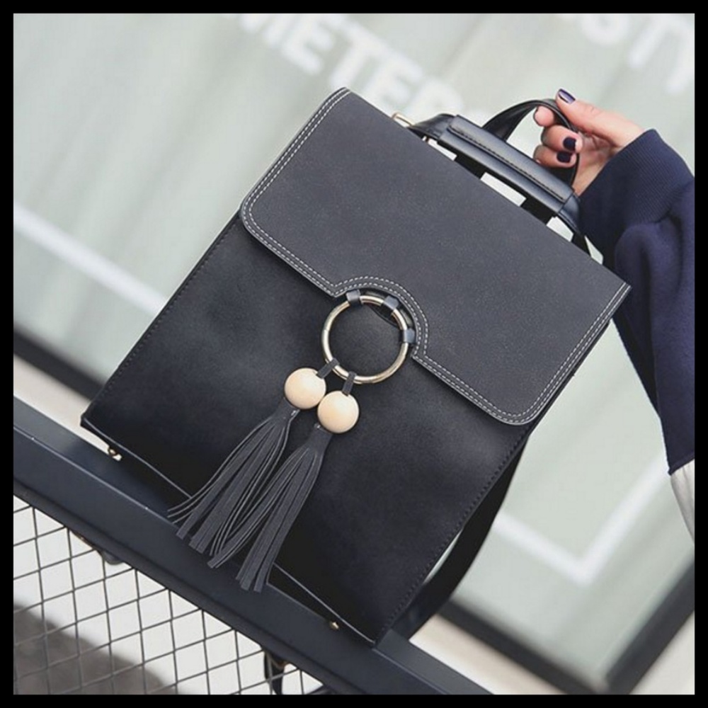 NEW CAMBRIDGE Tassel Backpack - Picture 3 of 8